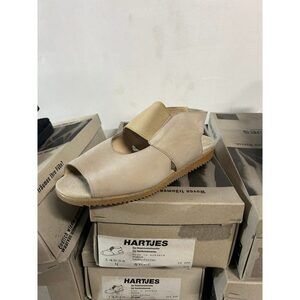 Vintage Hartjes Women's Sling-back Stone Nubuck Sandals‎ 14932